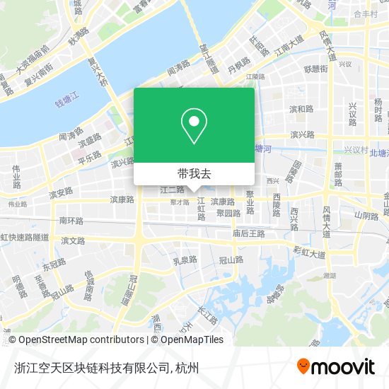 浙江空天区块链科技有限公司地图