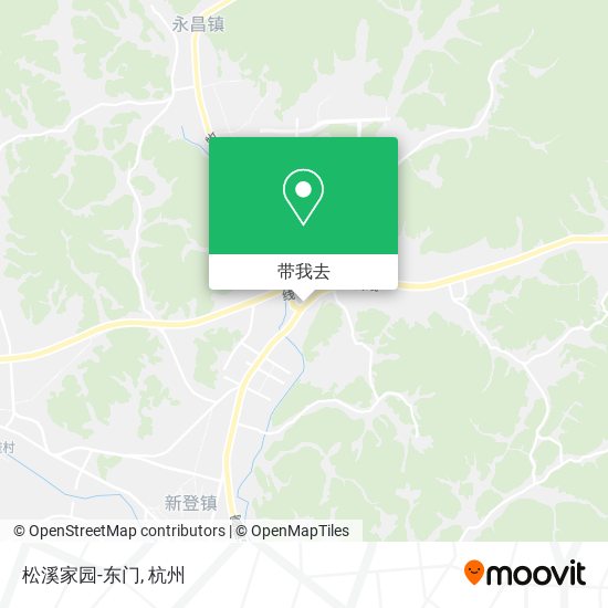 松溪家园-东门地图