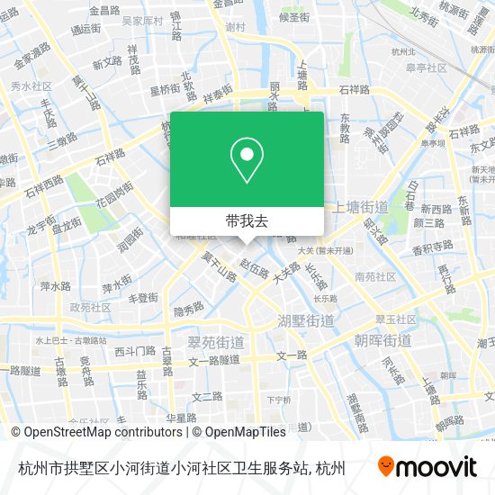 杭州市拱墅区小河街道小河社区卫生服务站地图