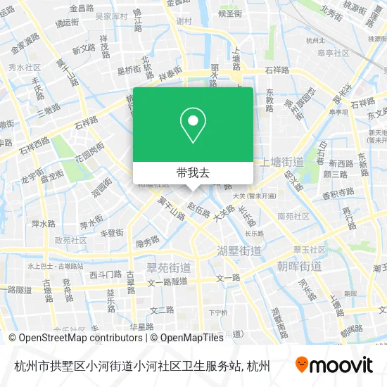 杭州市拱墅区小河街道小河社区卫生服务站地图