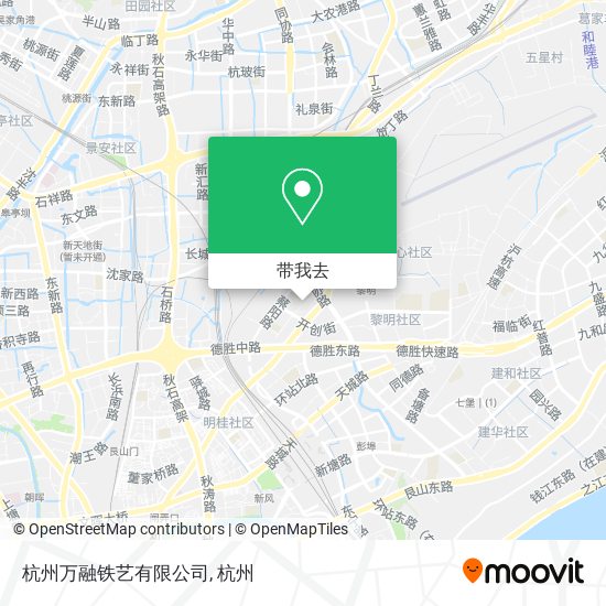 杭州万融铁艺有限公司地图