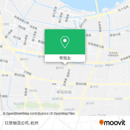 日昱物流公司地图