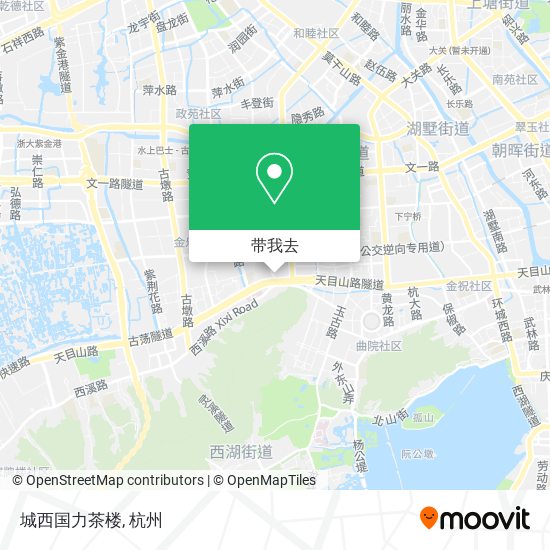 城西国力茶楼地图
