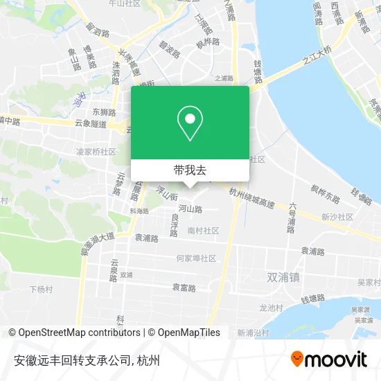 安徽远丰回转支承公司地图