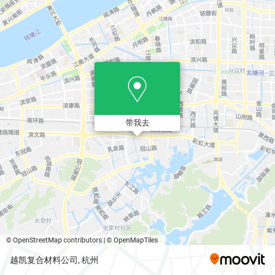 越凯复合材料公司地图