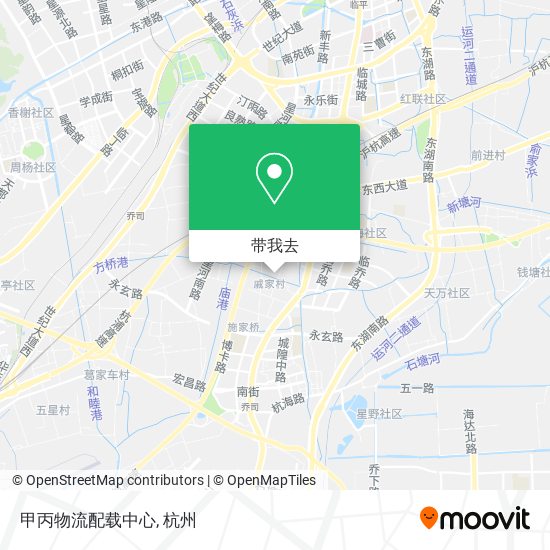 甲丙物流配载中心地图