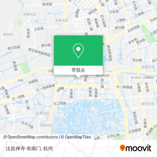 法昌禅寺-东南门地图