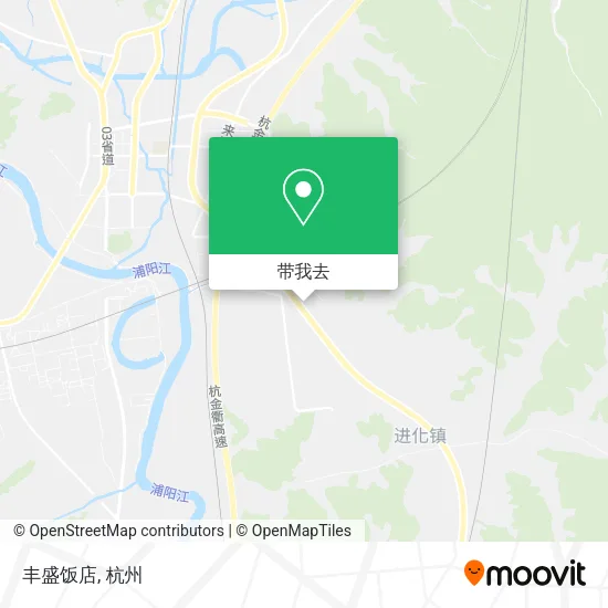 丰盛饭店地图