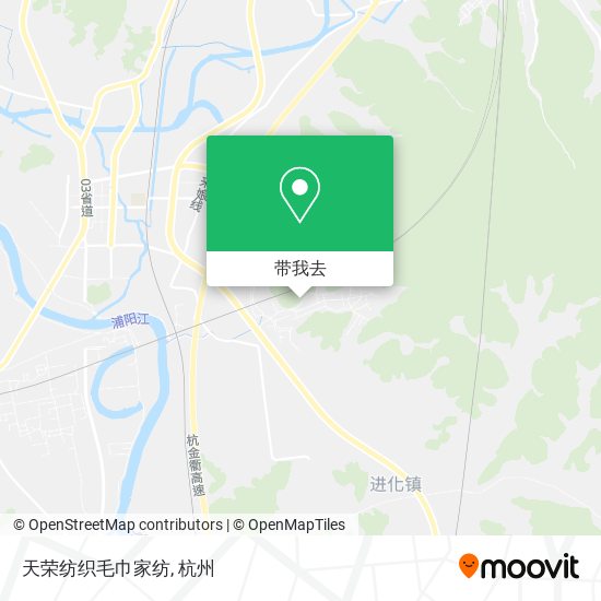 天荣纺织毛巾家纺地图