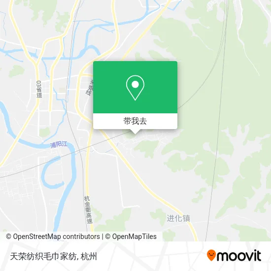 天荣纺织毛巾家纺地图