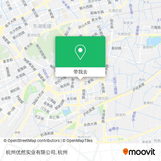 杭州优然实业有限公司地图