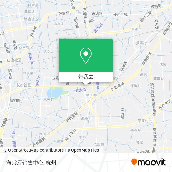 海棠府销售中心地图
