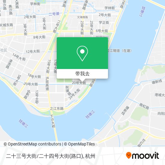 二十三号大街/二十四号大街(路口)地图