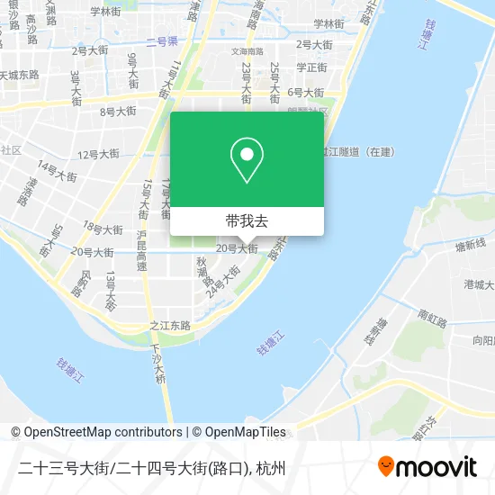 二十三号大街/二十四号大街(路口)地图