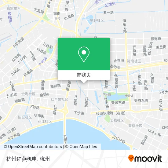杭州红燕机电地图