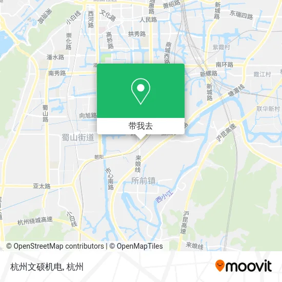 杭州文硕机电地图