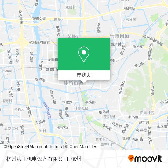 杭州洪正机电设备有限公司地图