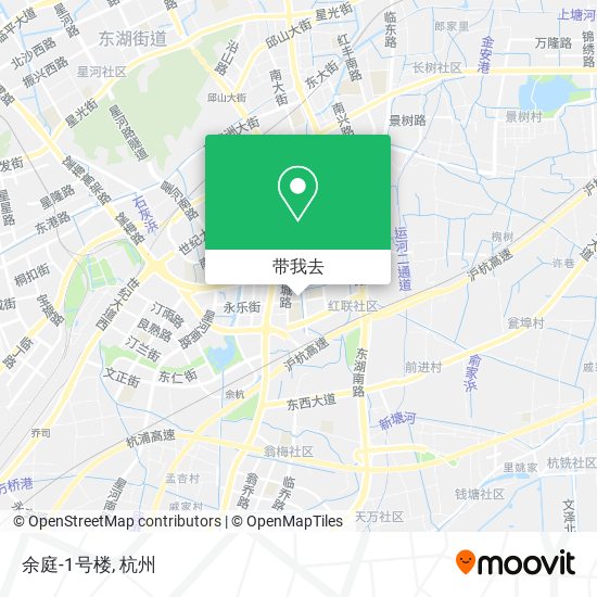 余庭-1号楼地图
