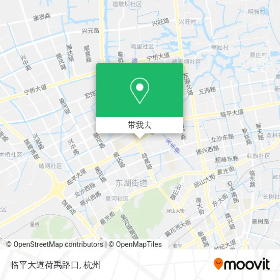 临平大道荷禹路口地图