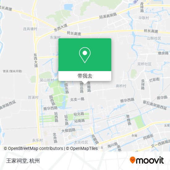 王家祠堂地图