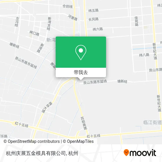 杭州庆展五金模具有限公司地图
