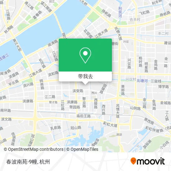 春波南苑-9幢地图