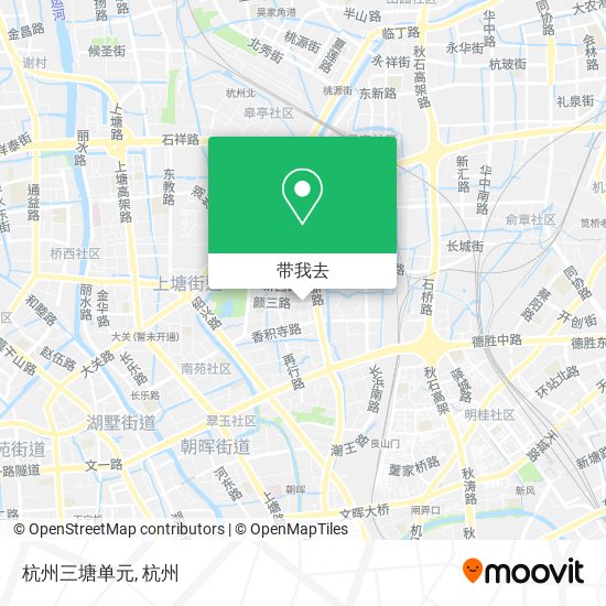 杭州三塘单元地图