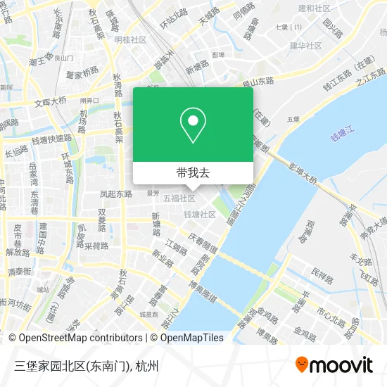 三堡家园北区(东南门)地图