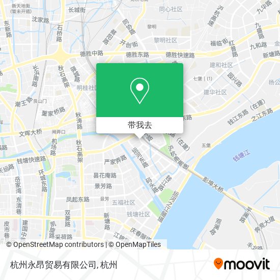 杭州永昂贸易有限公司地图