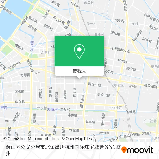 萧山区公安分局市北派出所杭州国际珠宝城警务室地图