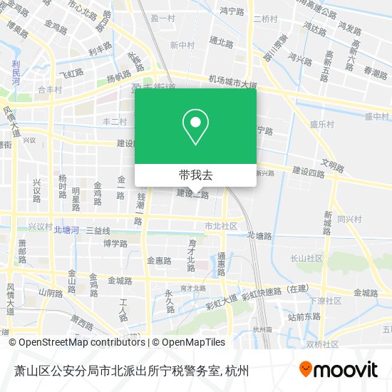 萧山区公安分局市北派出所宁税警务室地图