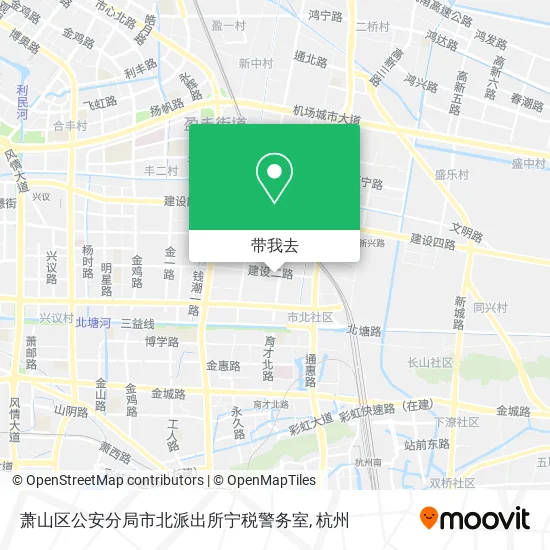 萧山区公安分局市北派出所宁税警务室地图