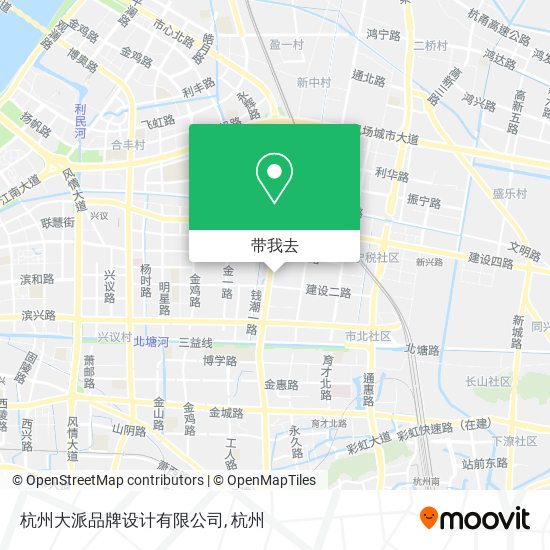 杭州大派品牌设计有限公司地图