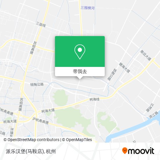 派乐汉堡(马鞍店)地图