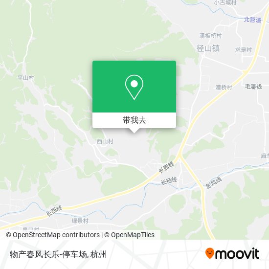 物产春风长乐-停车场地图