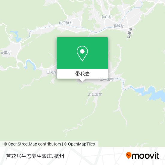 芦花居生态养生农庄地图
