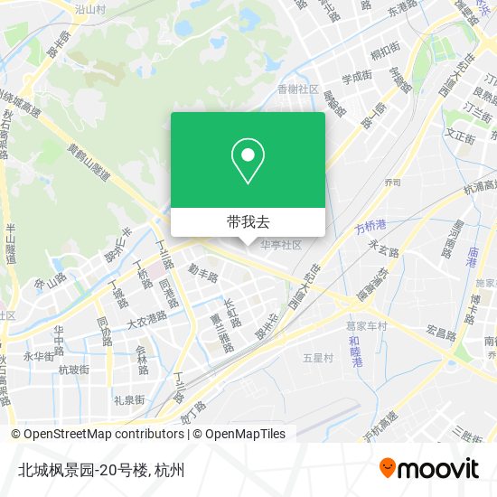 北城枫景园-20号楼地图