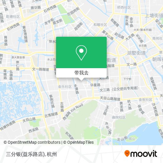 三分银(益乐路店)地图