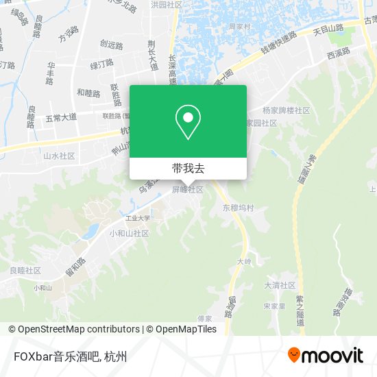 FOXbar音乐酒吧地图