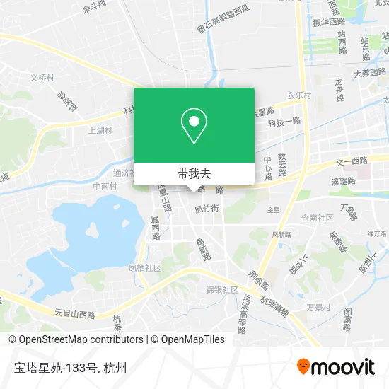 宝塔星苑-133号地图
