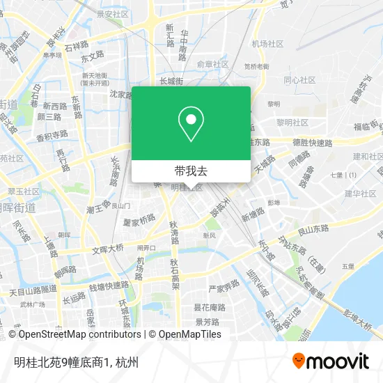明桂北苑9幢底商1地图