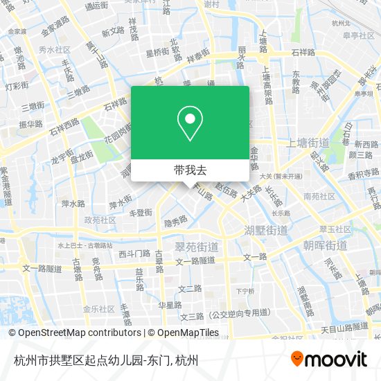 杭州市拱墅区起点幼儿园-东门地图