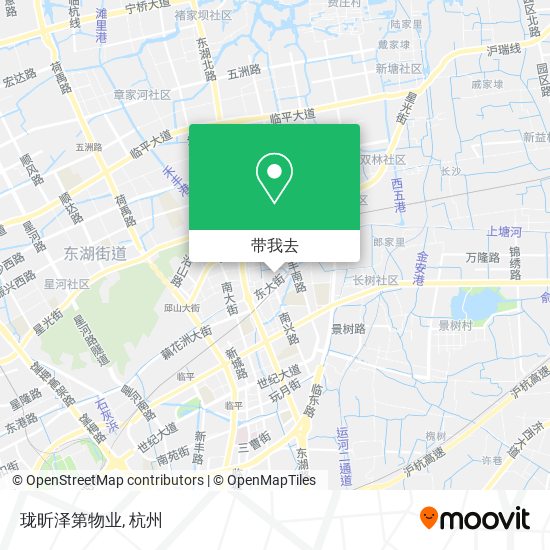 珑昕泽第物业地图