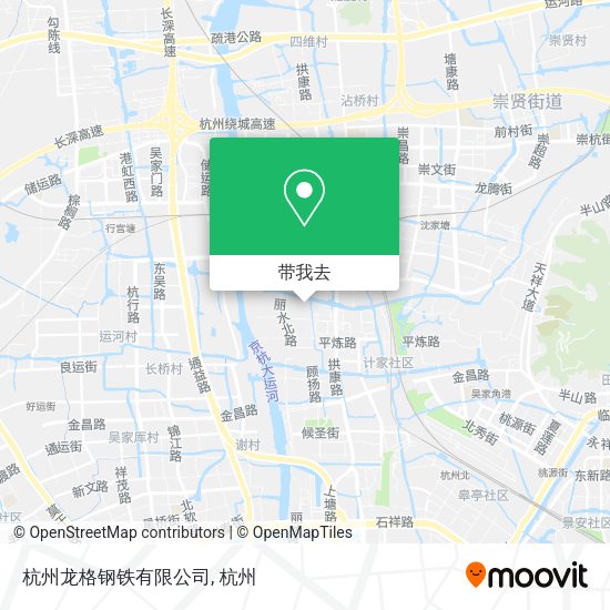 杭州龙格钢铁有限公司地图