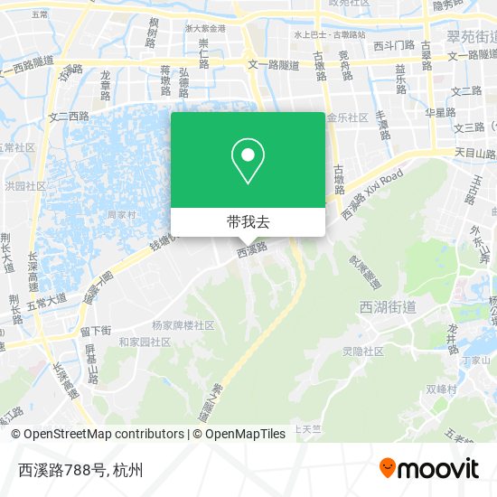 西溪路788号地图