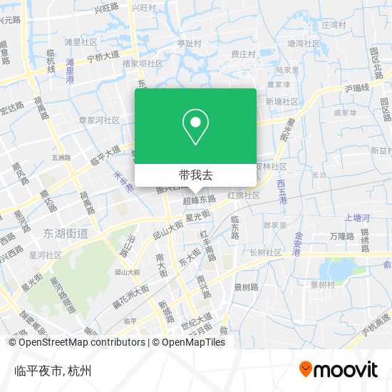 临平夜市地图