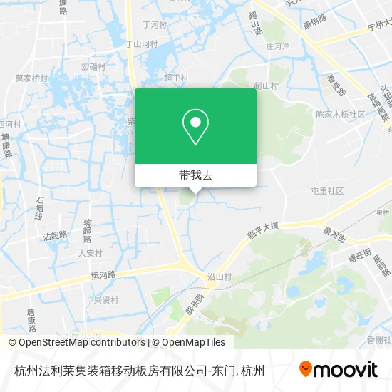 杭州法利莱集装箱移动板房有限公司-东门地图
