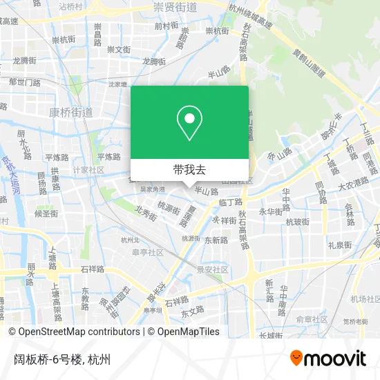 阔板桥-6号楼地图