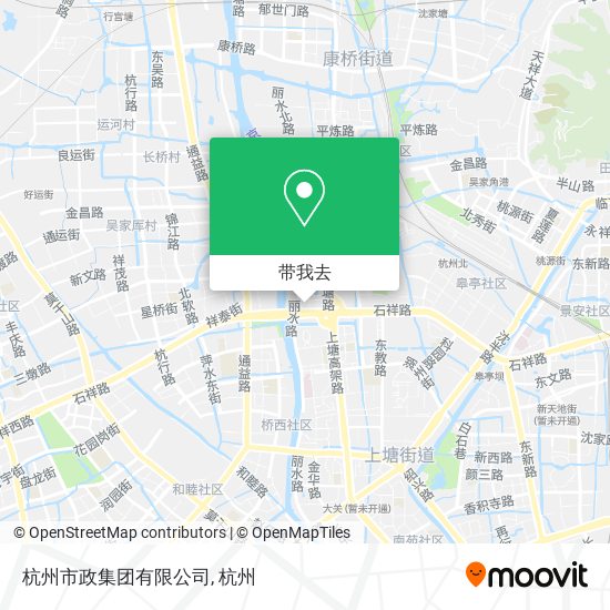 杭州市政集团有限公司地图