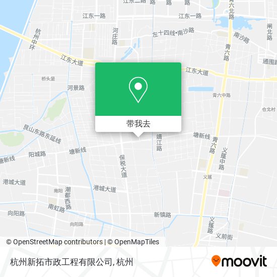 杭州新拓市政工程有限公司地图